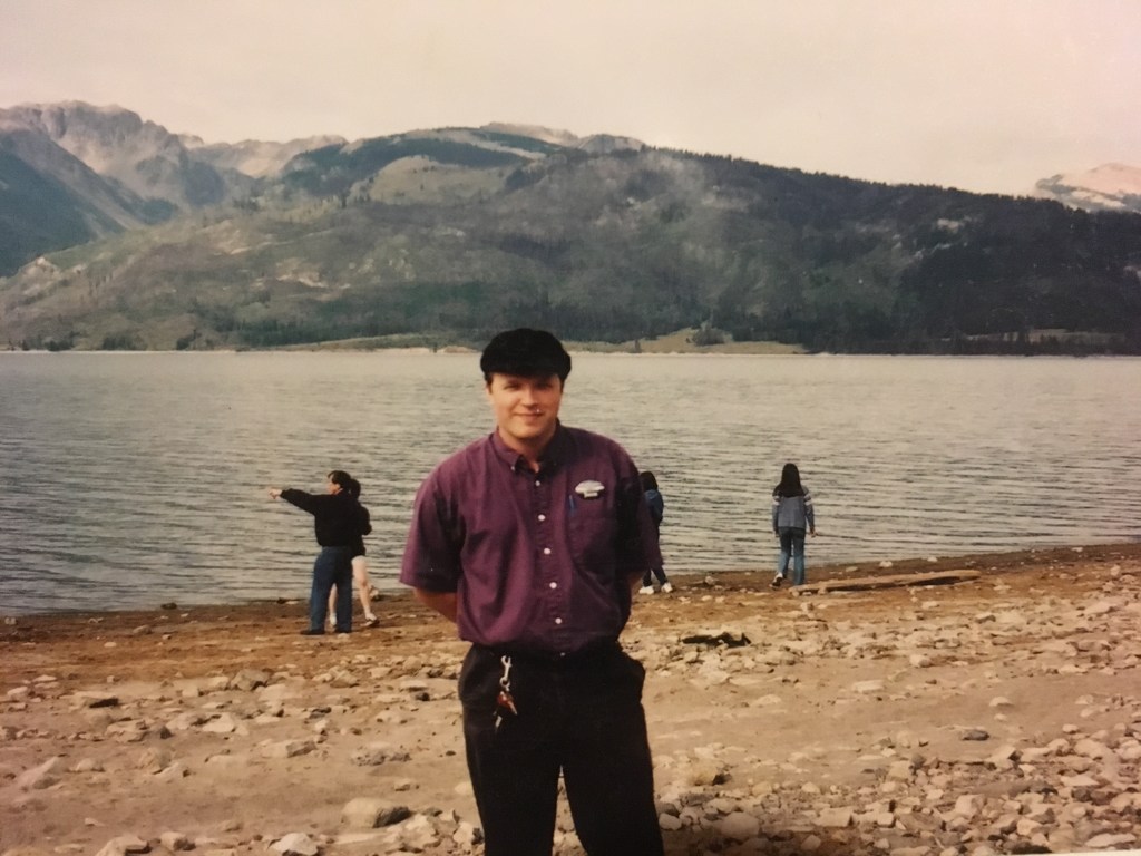 Jackson Lake, Wyoming. That name tag really did say "Pedro"