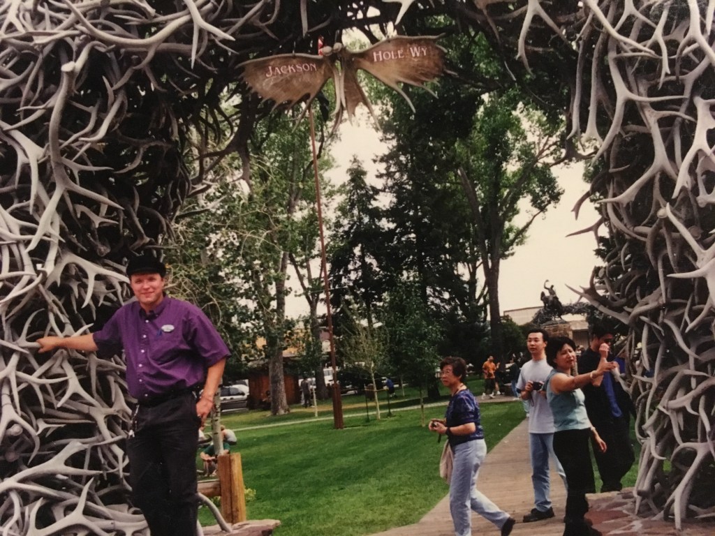 Elk horn arch at Jackson, Wyoming