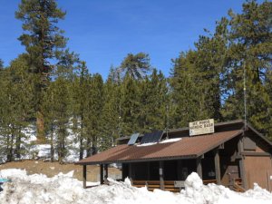 The lodge near the summit of Mount Pinos, or "Azucar Mountain." Birding location #2